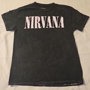 NIRVANA Black Long Sleeve Tee